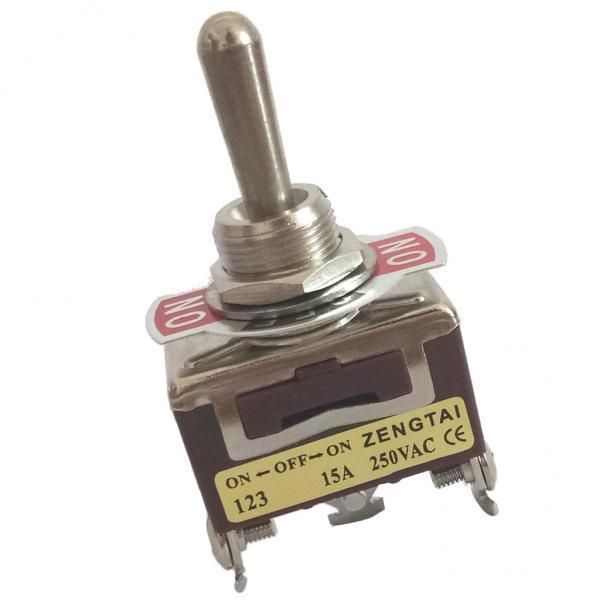 2X AC 250V 15A On-OFF-on 3 Pin 3 Position SPDT Momentary Toggle Switch