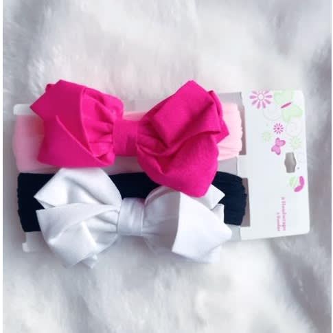 Girls Head Wraps With Bow Hairband-2 Pieces