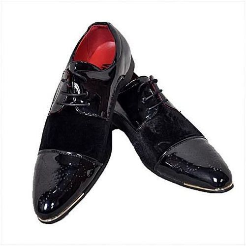 Men's Italian Style Quality Patent Leather Shoes Size
