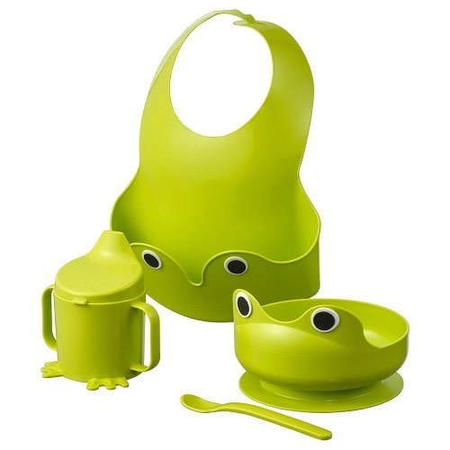 Mata 4 Piece Baby Feeding Set - Green