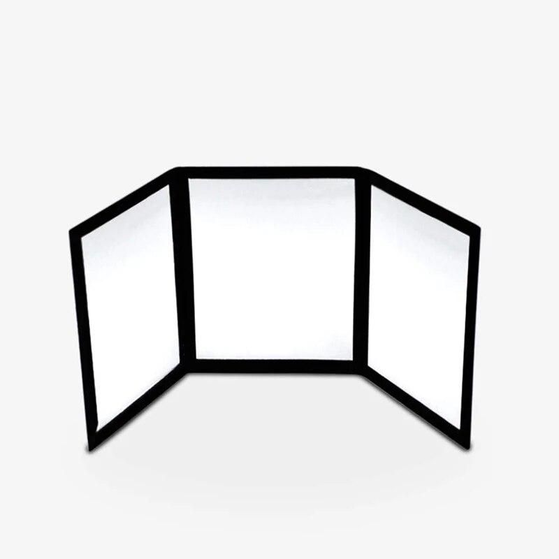 Three Way Mirror Practice Card Magic Magic Gi Head Illusion Magic Tricks Stage Professional Magic