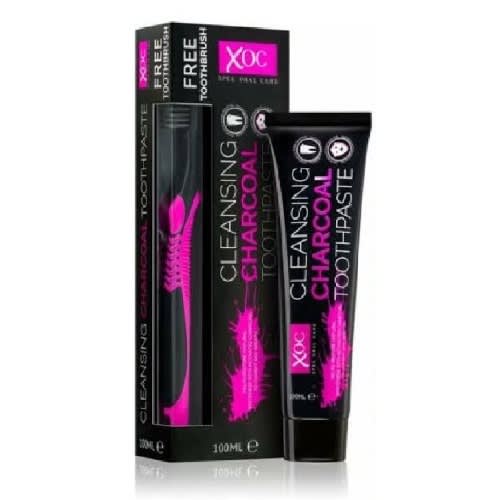 Charcoal Toothpaste With Free Toothbrush - 100ml