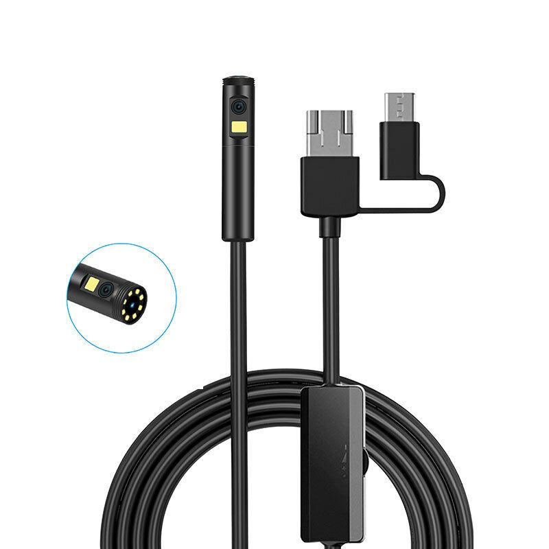AN100 3IN1 Endoscope Dual Lens For Car Camera IP68 3IN1