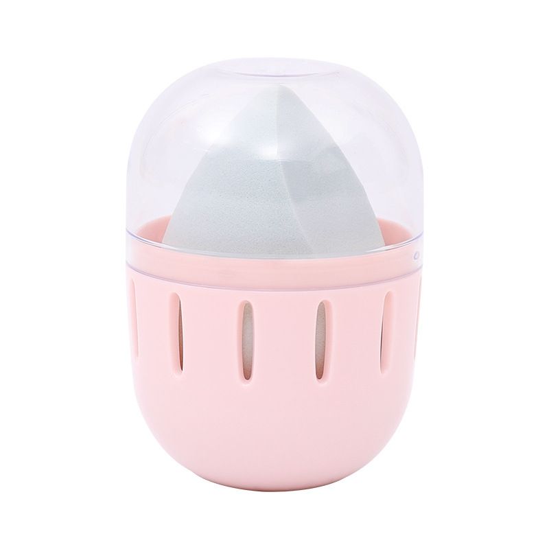 2 PCS Dust-proof Cosmetic Egg Storage Box With Lid