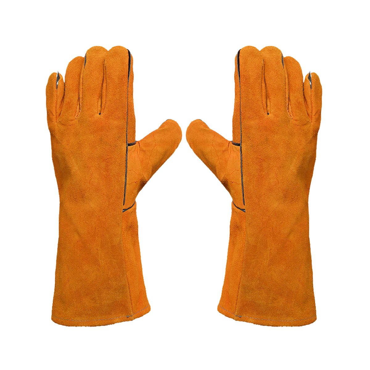 Welding Gloves Heat Resistant Cowhide Leather Forge Gloves