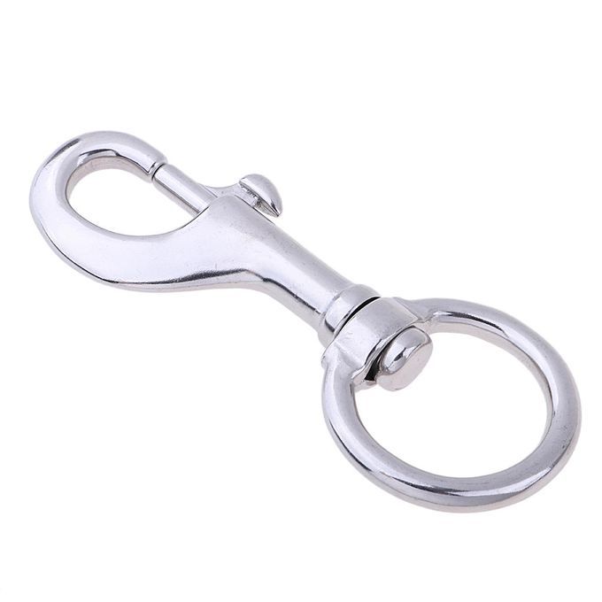 Stainless Steel Swivel Eye Bolt Snap Hook For Scuba Diving Hose Torch