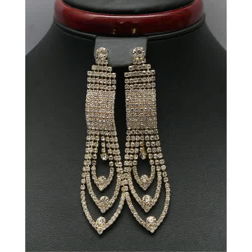 Mojave Studded Earrings - White Gold