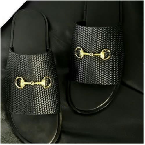 Basic Leather Slippers