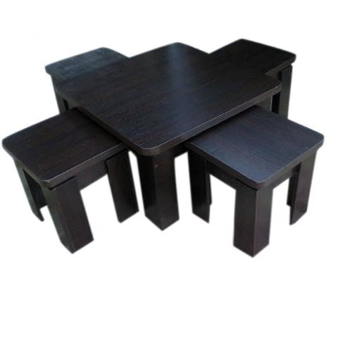 Center Table With 4 Stools