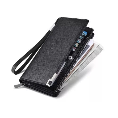 JP - Multipurpose Leather Cards Holder - Wallet - Black