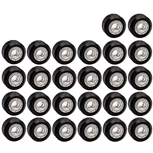 26pcs Of Pack POM Pulley Wheels Plastic Linear Bearing With