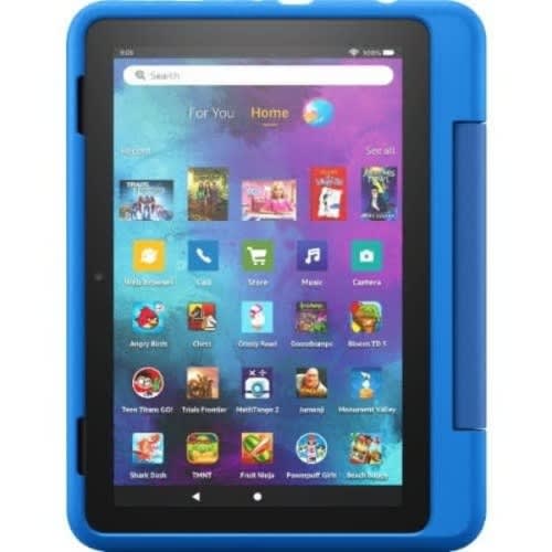 Amazon Fire 10 Kids Pro - 10.1&rdquo; - 32GB ROM - 3GB RAM - Ages 6+ + Blue Kid Proof Case