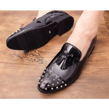 2019 Rivet Tassel Men's Leather Shoe.