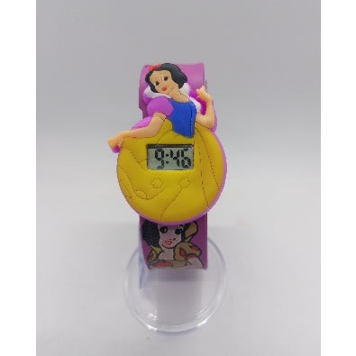 Digital Watch - Snow White Cartoon Character - Purple