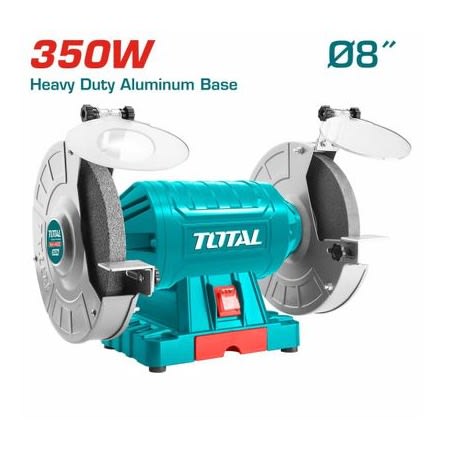 Total Anti Vibration Bench Grinder 350W - 8"