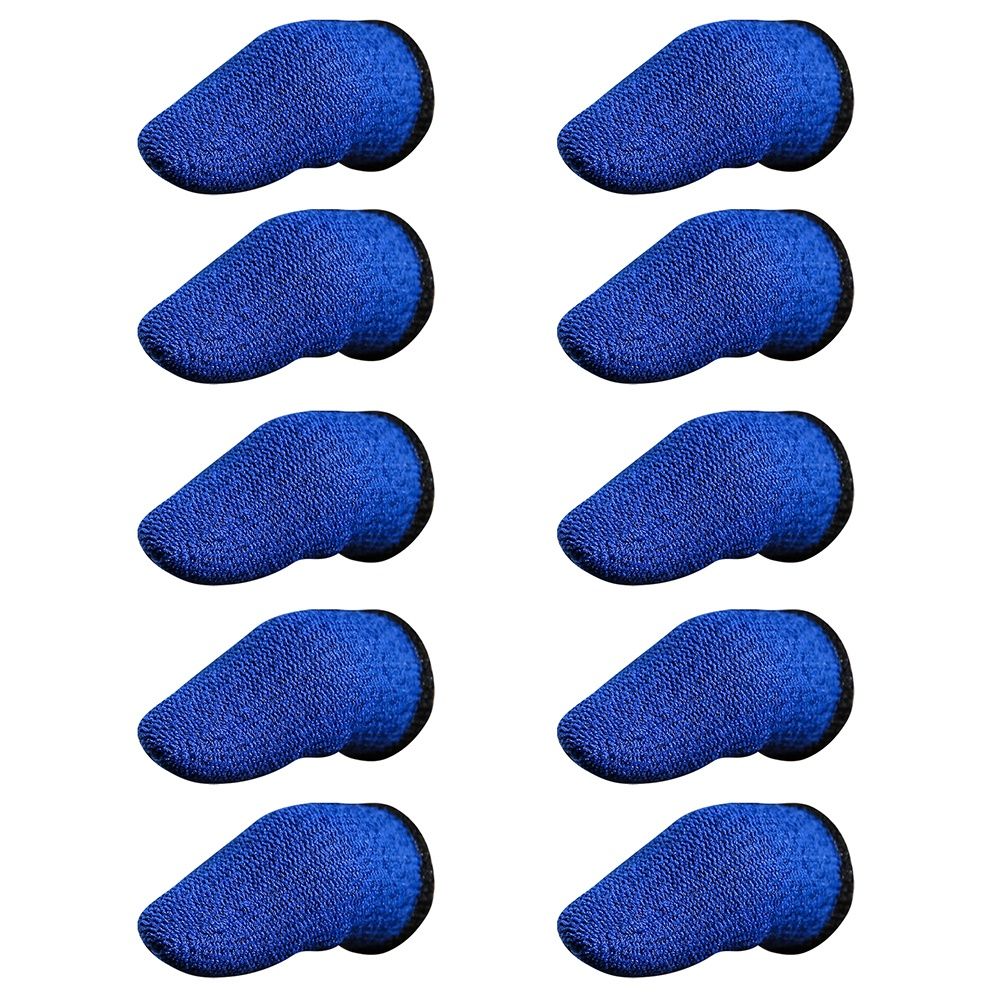 10Pcs Anti-Sweat Breathable Mobile Game Controller-Blue