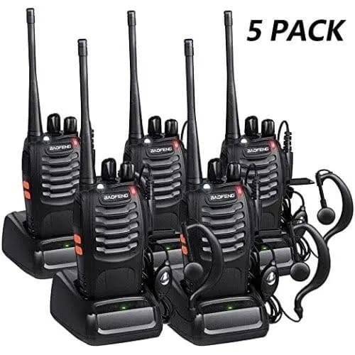 Baofeng Walkie-talkie - 888s - 5 Pieces