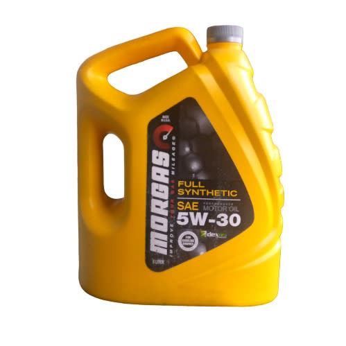 Morgas 5w-30 Made In Usa Full Synthetic Oil With 5 Litre/1.32 Gal