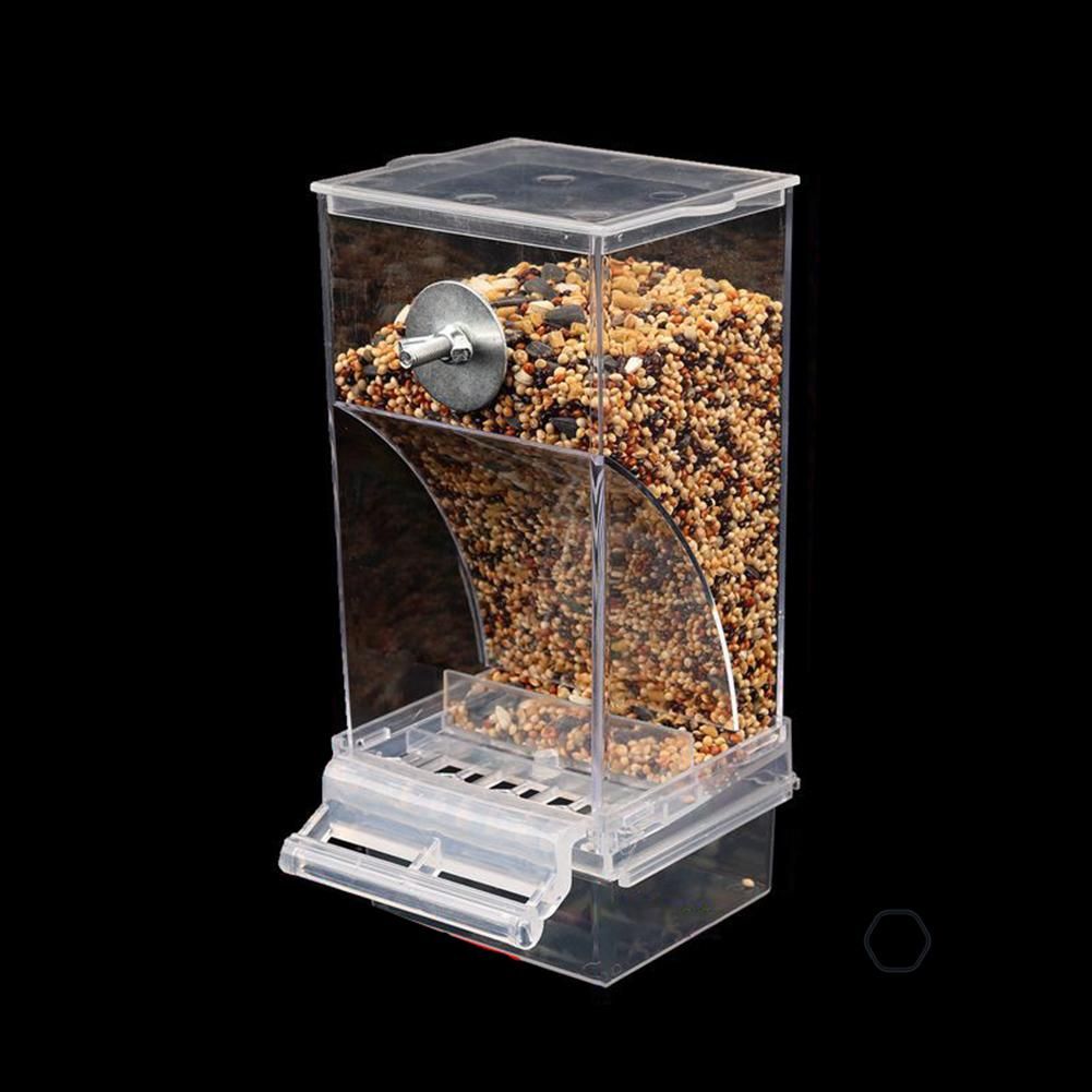 Birds Automatic Feeder No Mess Acrylic Birds Seed-Feeders