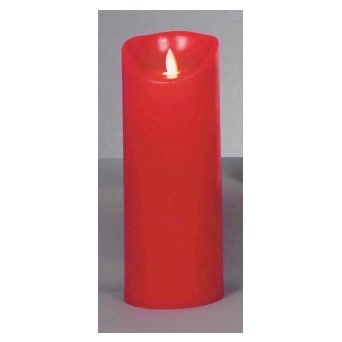 Dancing Flame Candle - Red - 23cm