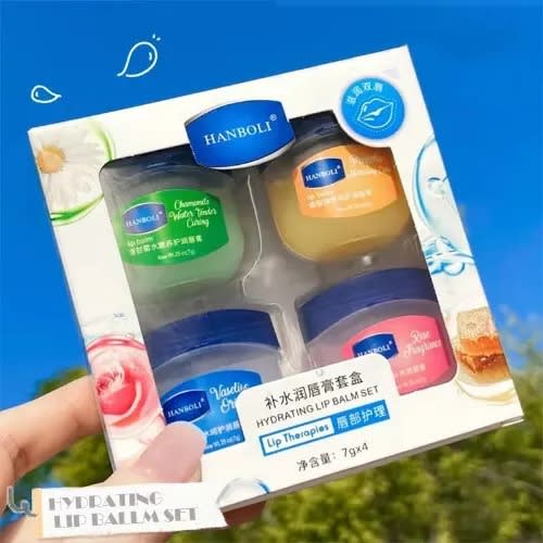 Hanboli Lip Care - Lip Balm Kit - 4pcset