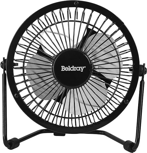 4 Inch Mini Usb Desk Fan - Black