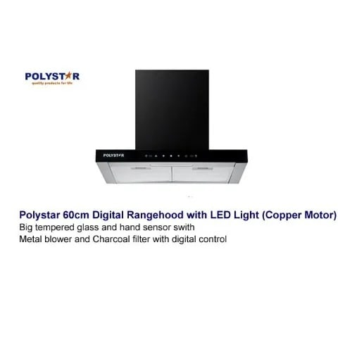 Digital Range Hood With Led Light - 60cm