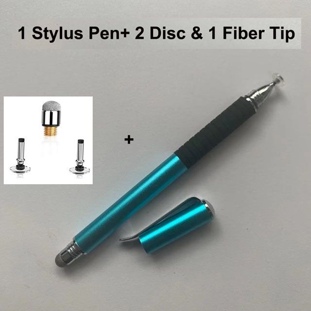2-in-1 Precision Disc & Fiber Stylus Pen Capacitive Touch