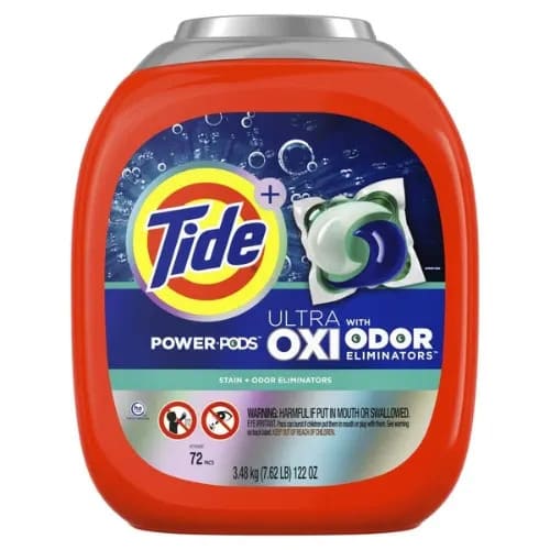 Tide Pods Ultra Oxi Laundry Detergent Pacs - 72 Ct - 3.48kg