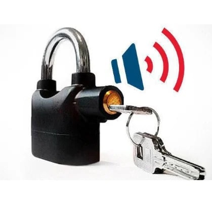 Alarm Padlock For Security-key