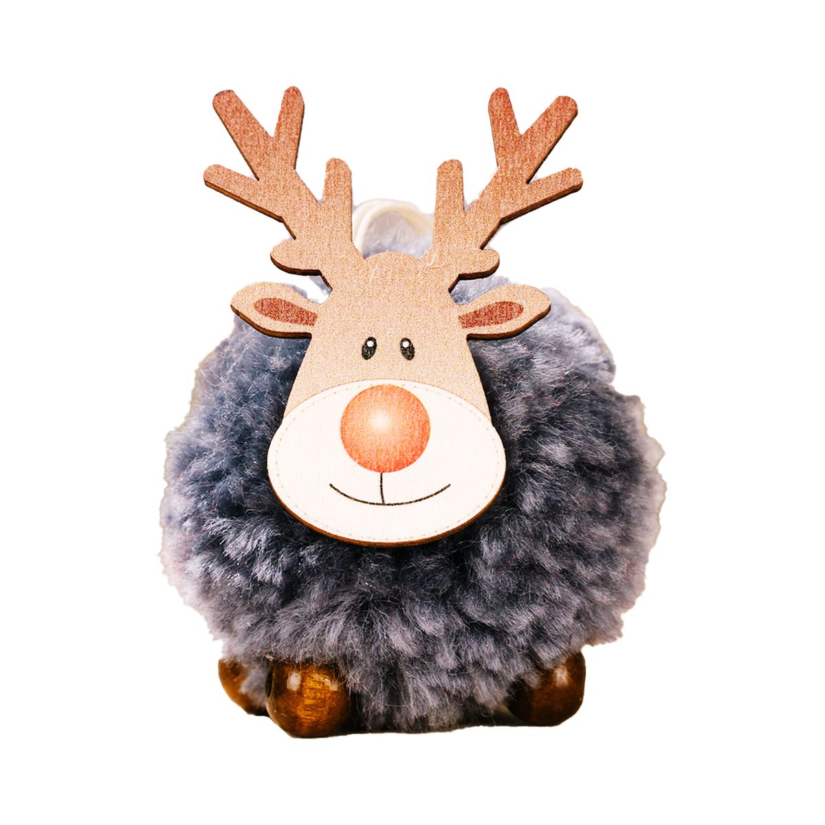 Elk Christmas Tree Pendants Ornament Wood Hanging Elk Sign