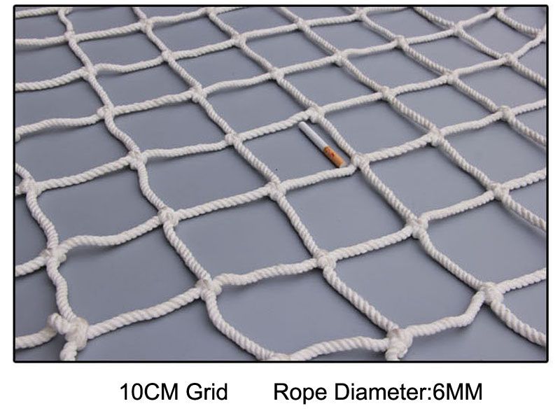 3/5/10cm Grid Nylon Safety Netting Stair Balcony Safety Protection Fence Kids Toddler-10cm Grid