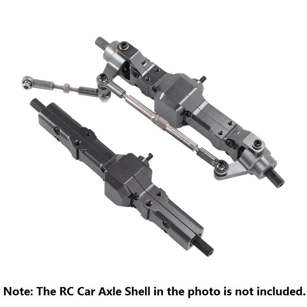 Metal Steel Gear Front & Rear Axle Bridge Steering Cup Kit