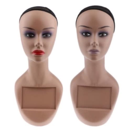 Mannequin Head Display Dummy - 2pcs