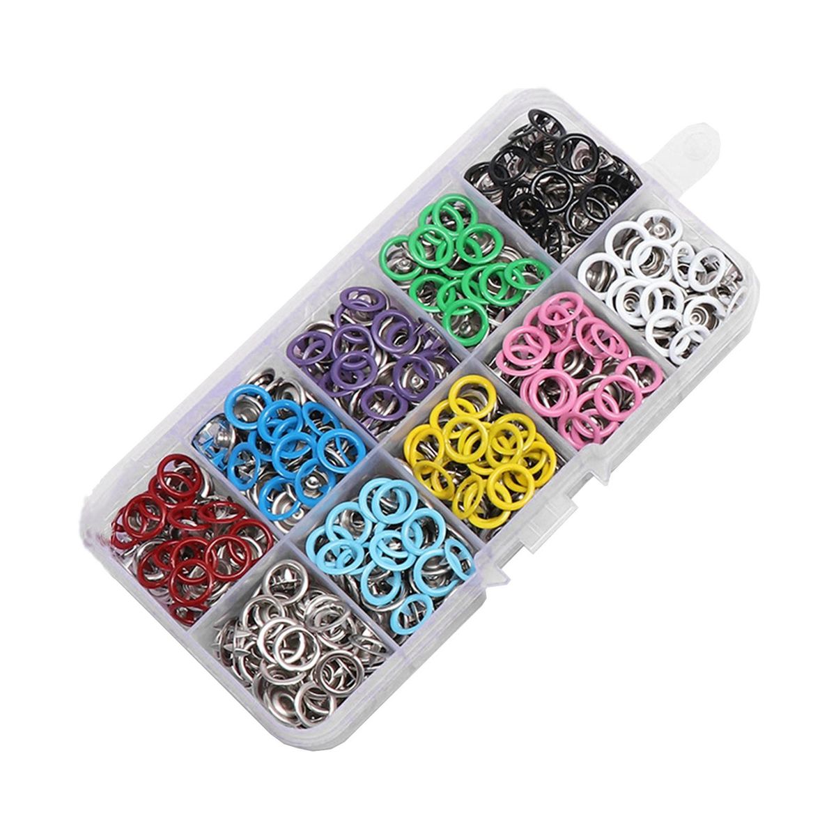 1 Set Five Claw Buckle Set Sub-buckle Installation Buttons Set Multicolor