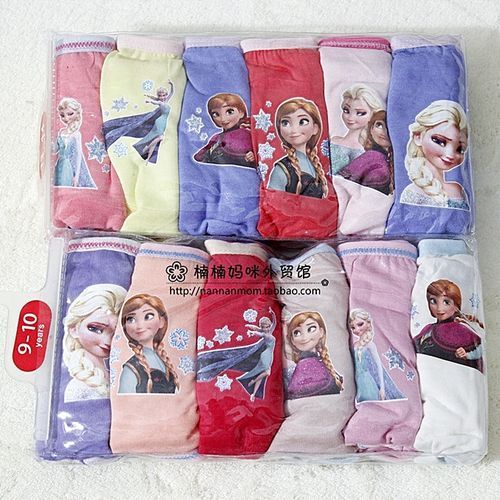 Girls Various Characters Pants  12 In 1 - Various Colour