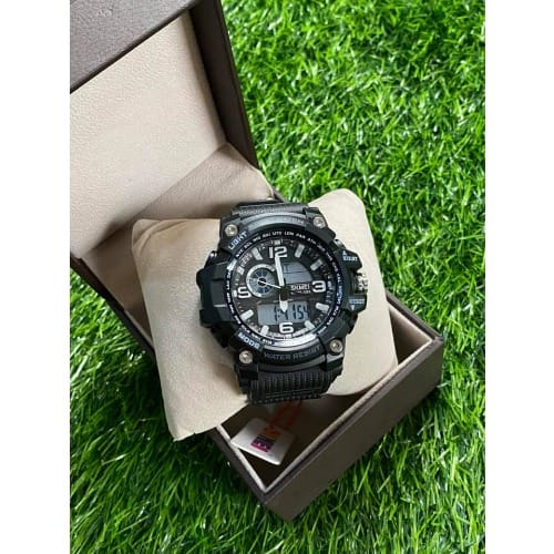 Men's Outdoor Sports LED Digital Rubber Strap Wrist Watch