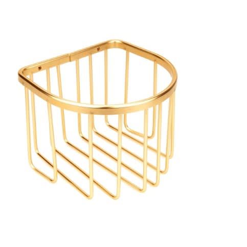 Tissue Box Holder - Gold