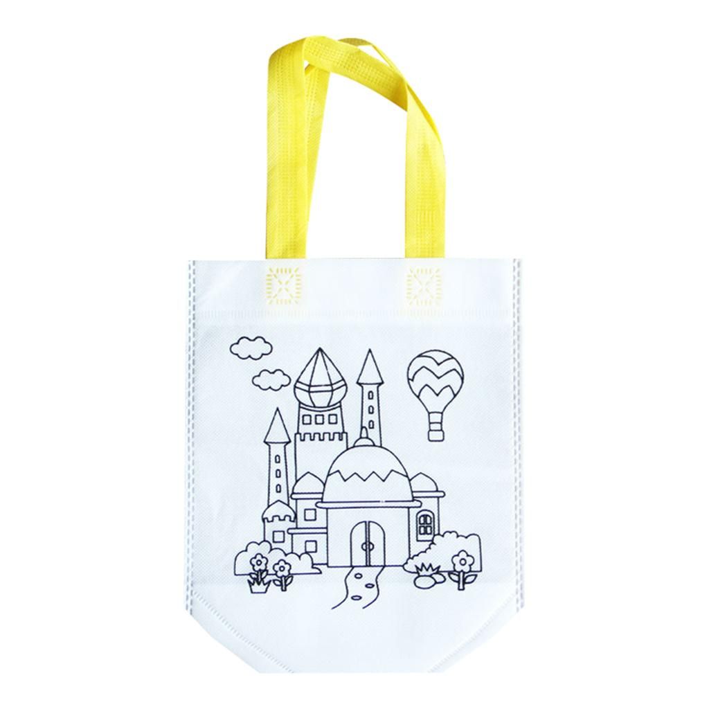 DIY Colorful Graffiti Party Goodie Bags With Coloring A