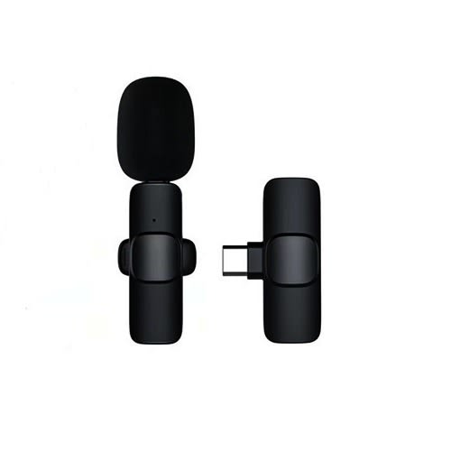 Wireless Lavalier Microphone For Type-c - Black