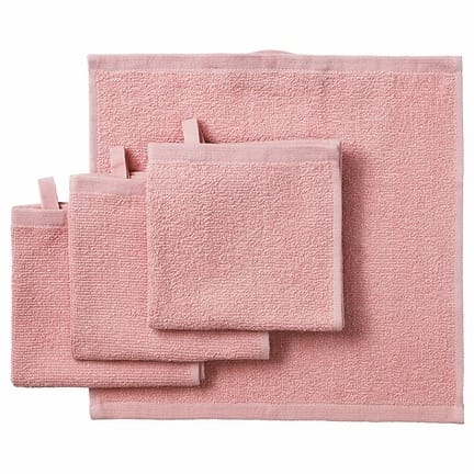 Washcloth - 30x30 Cm -  Light Pink