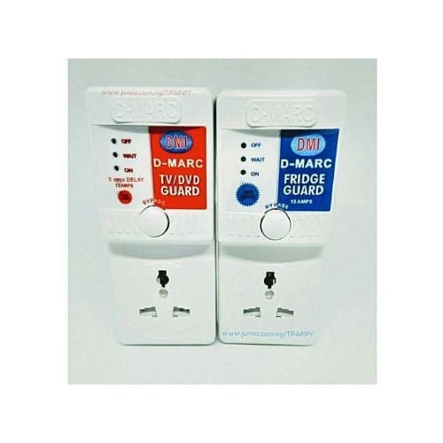 Tv/dvd Guard And Fridge Guard Voltage Protection Adapter- (combo)