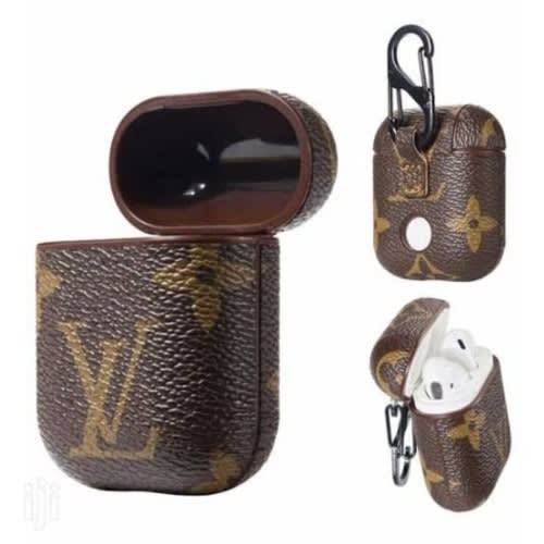 LV inspired Airpod 2 Case - Brown