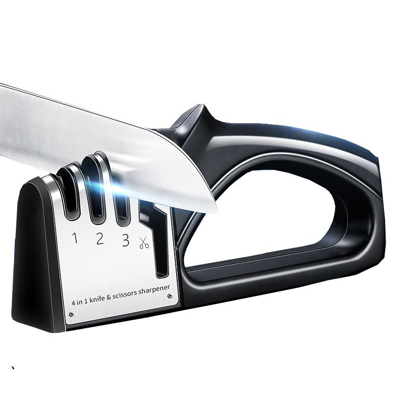 1pcs Kitchen Scissors Knives Sharpener Grinder 4 Stages