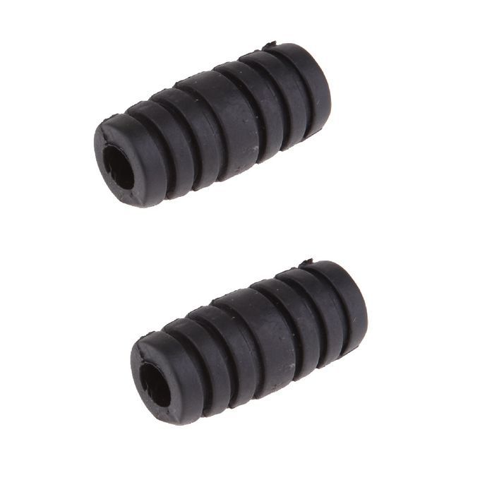 2pcs Round Gear Shift Brake Lever Peg Heel Pedal Cover For Honda MC22