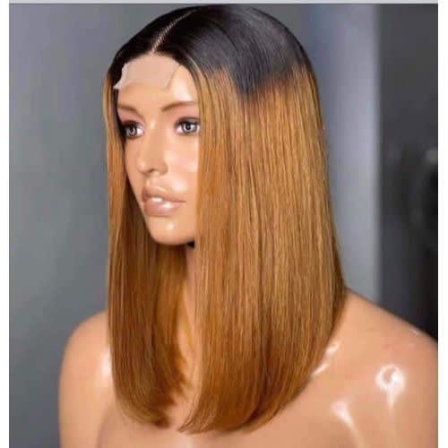 Ombre Blunt Cut Blended Hair