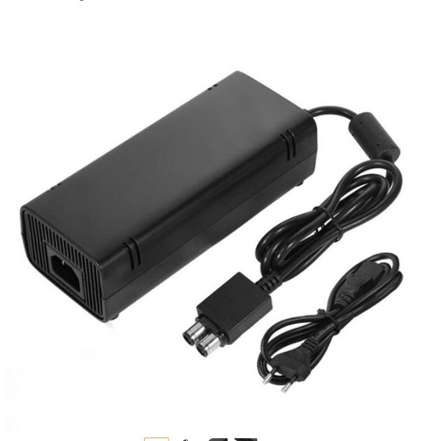 360 Slim Ac Adapter Power Supply(Black)