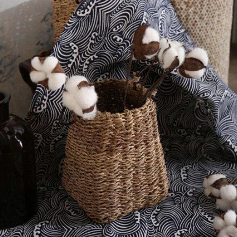 10pcs/set 5 Cm Diam Natural And Synthetic Blend Cotton Bolls Balls For Wreaths Decorations For Home 770724