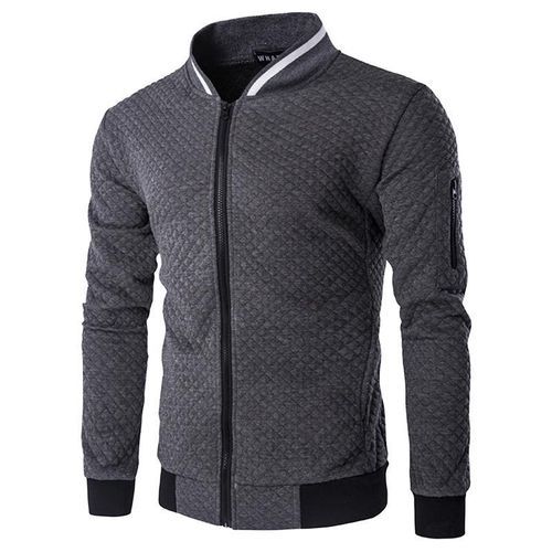 Men's Jacket Casual Thin Full Zip Bomber Jacket Coat