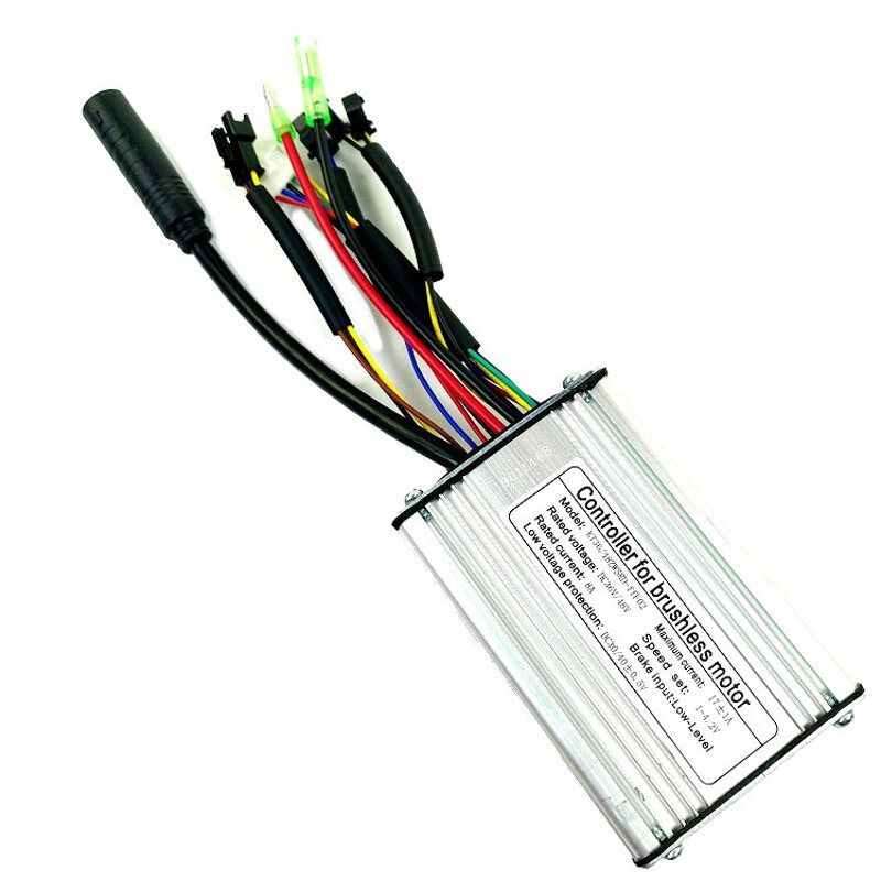 SOMEDAY 36V/48V 17A 250W/350W Square Wave Controller Electric Bicycle Standard KT Series Motor Conversion Kit Without Lights Scooter Controller